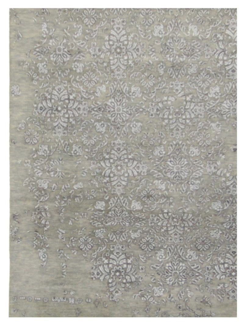 Pacific Erase 40239 Grey Sky Modern Hand Knotted Rug