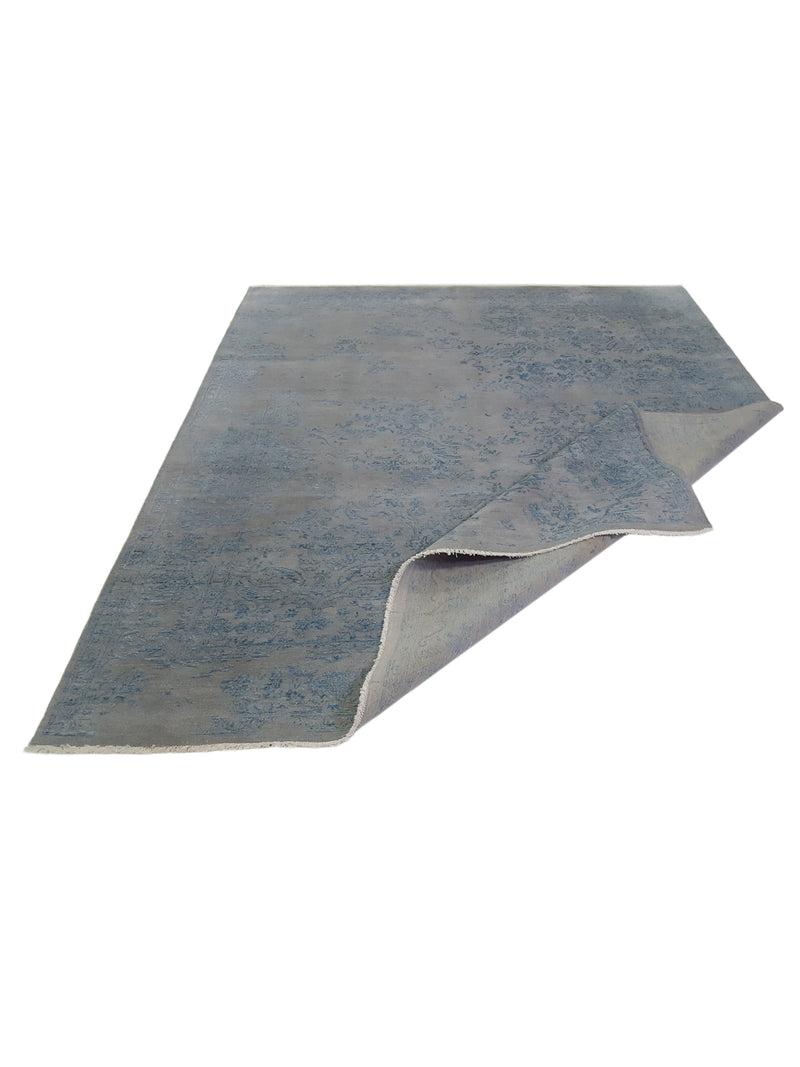 Pacific Erase 40252 Silver Sky Modern Hand Knotted Rug