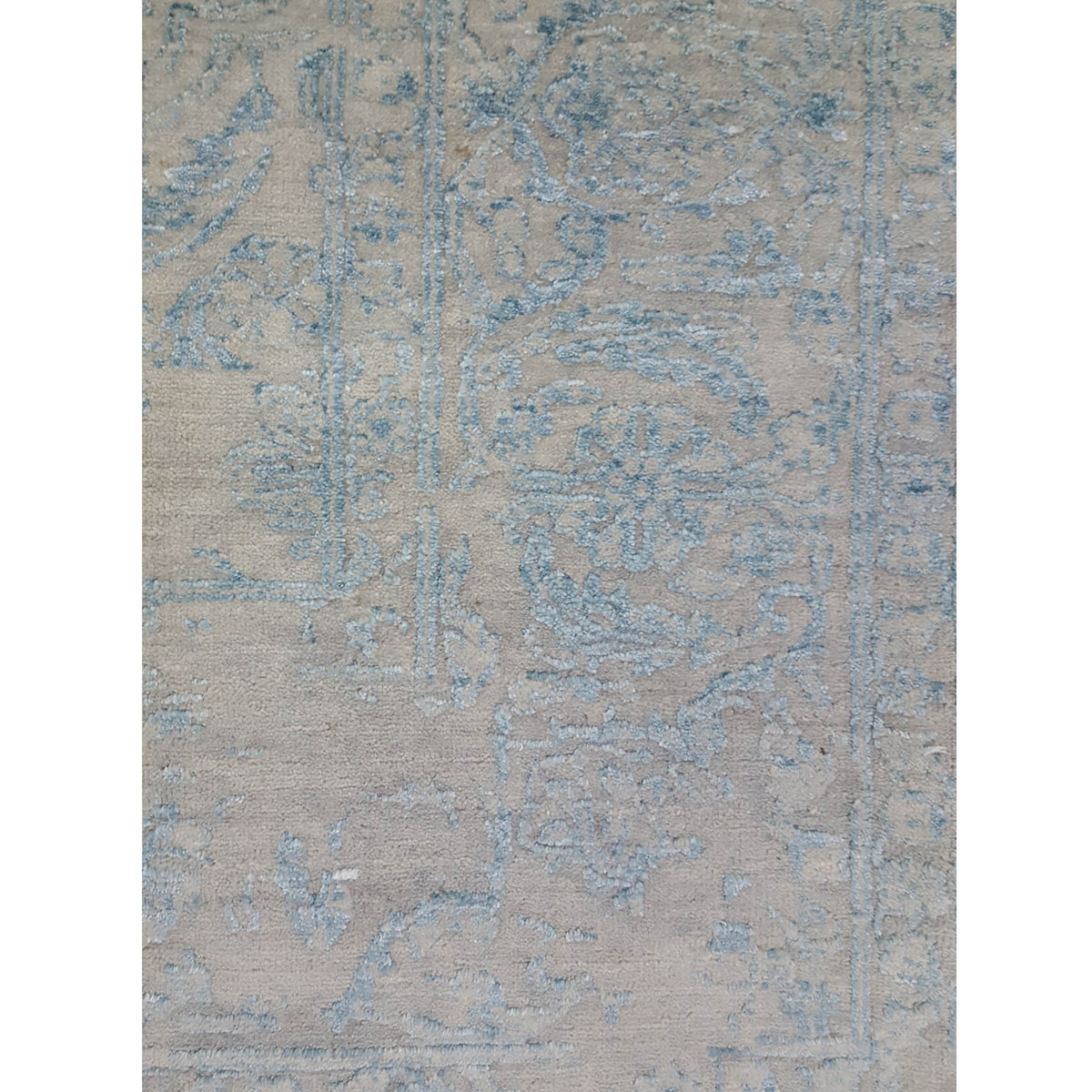 Pacific Erase 40252 Silver Sky Modern Hand Knotted Rug