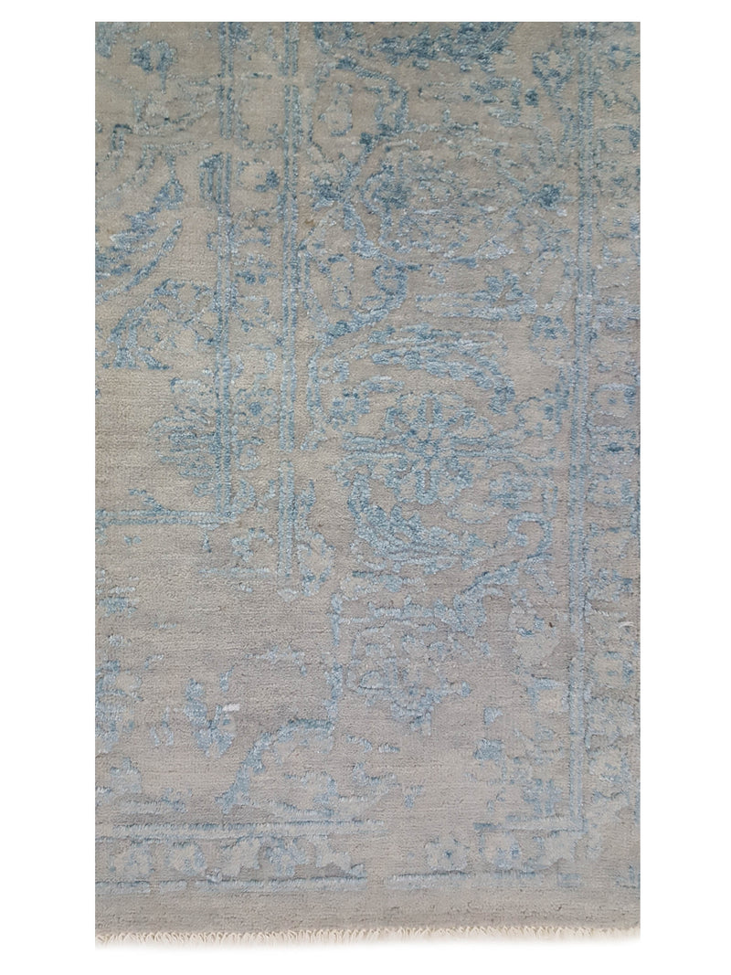 Pacific Erase 40252 Silver Sky Modern Hand Knotted Rug