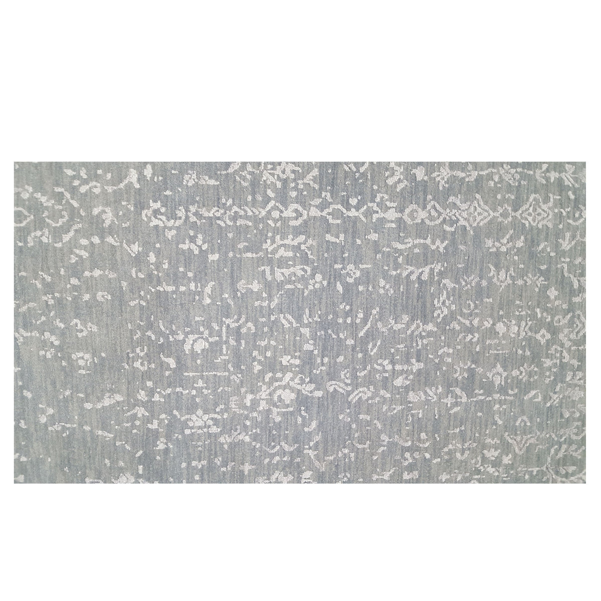 Pacific Erase 40257 Grey Silver Modern Hand Knotted Rug