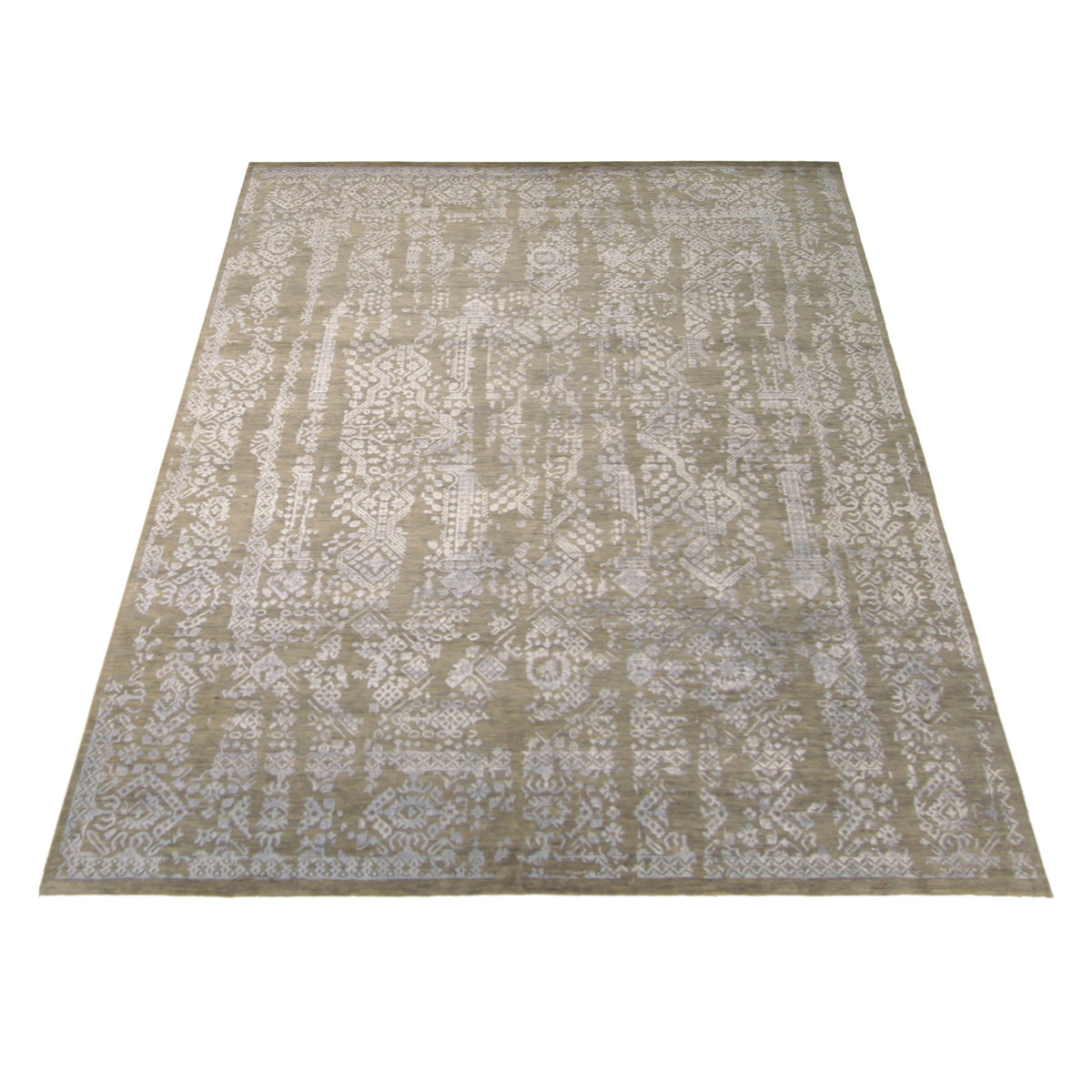 Pacific Erase 40261 Grey Sky Modern Hand Knotted Rug