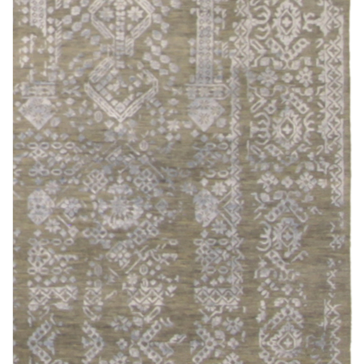 Pacific Erase 40261 Grey Sky Modern Hand Knotted Rug