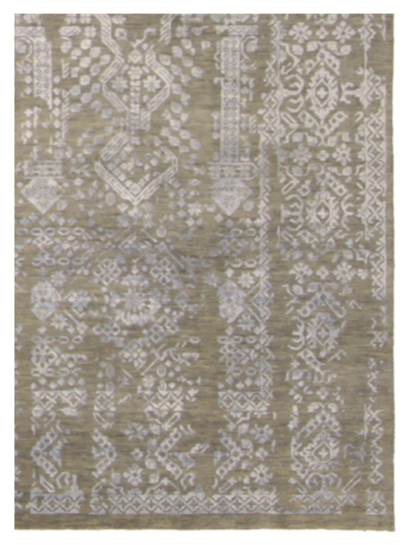 Pacific Erase 40261 Grey Sky Modern Hand Knotted Rug