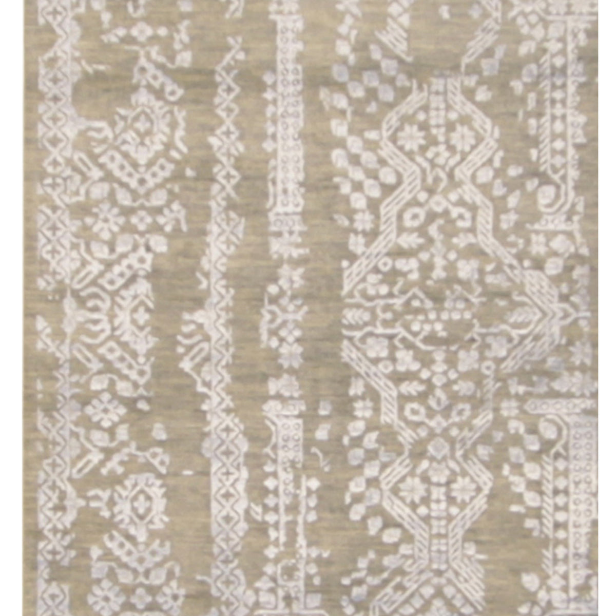 Pacific Erase 40261 Grey Sky Modern Hand Knotted Rug