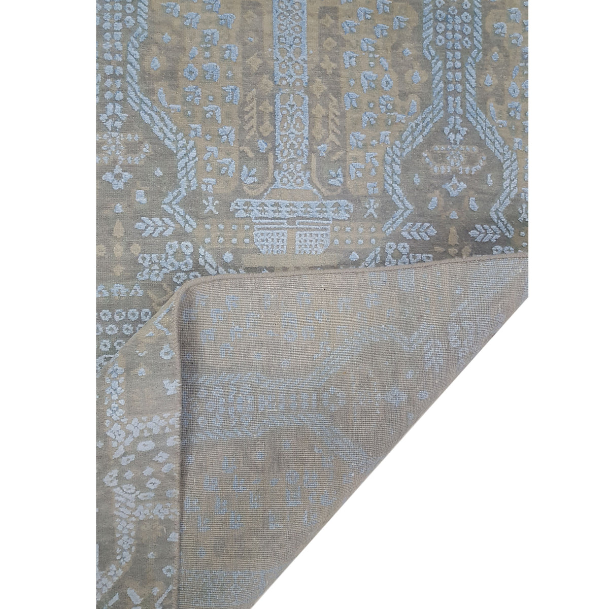 Pacific Erase 40280 Beige Sky Modern Hand Knotted Rug