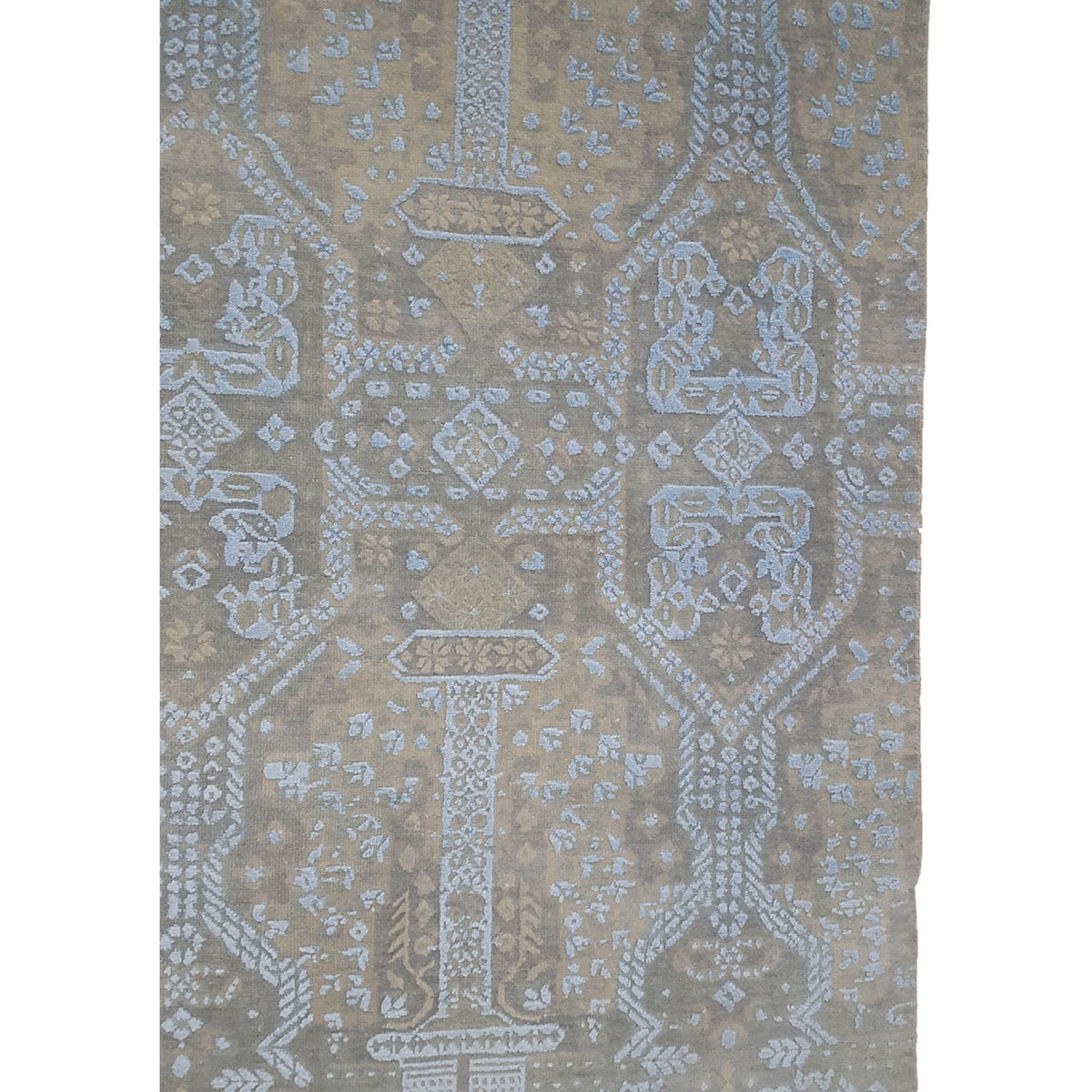 Pacific Erase 40280 Beige Sky Modern Hand Knotted Rug