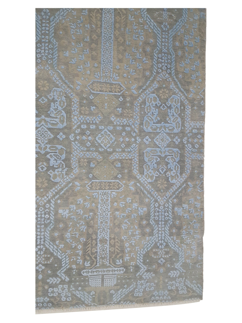 Pacific Erase 40280 Beige Sky Modern Hand Knotted Rug