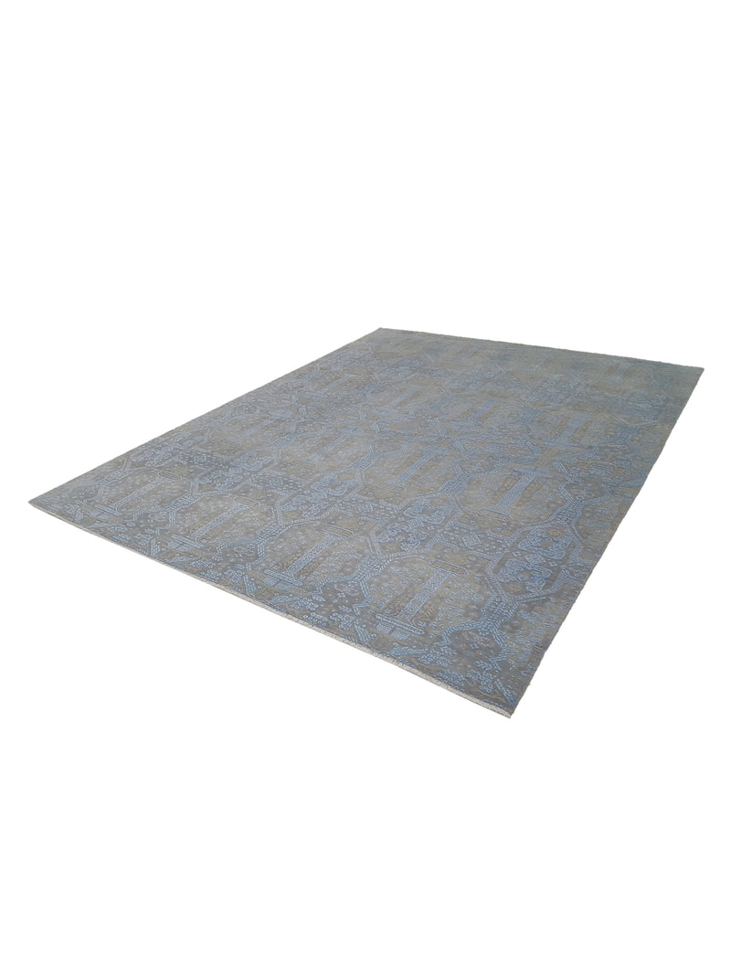 Pacific Erase 40280 Beige Sky Modern Hand Knotted Rug