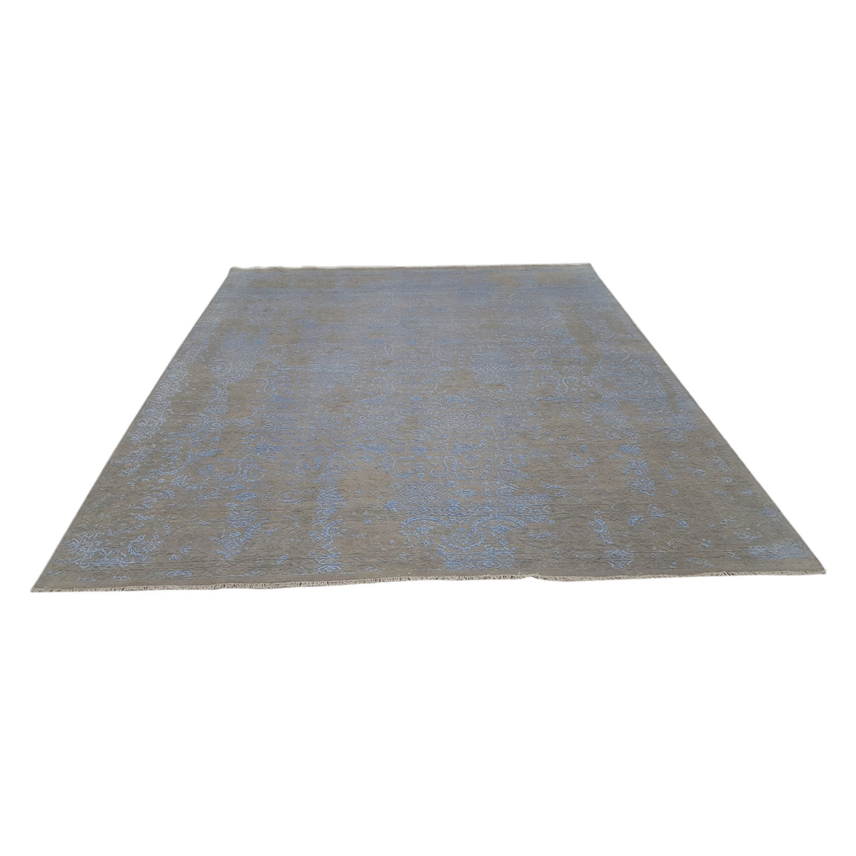 Pacific Erase 40282 Grey Sky Modern Hand Knotted Rug