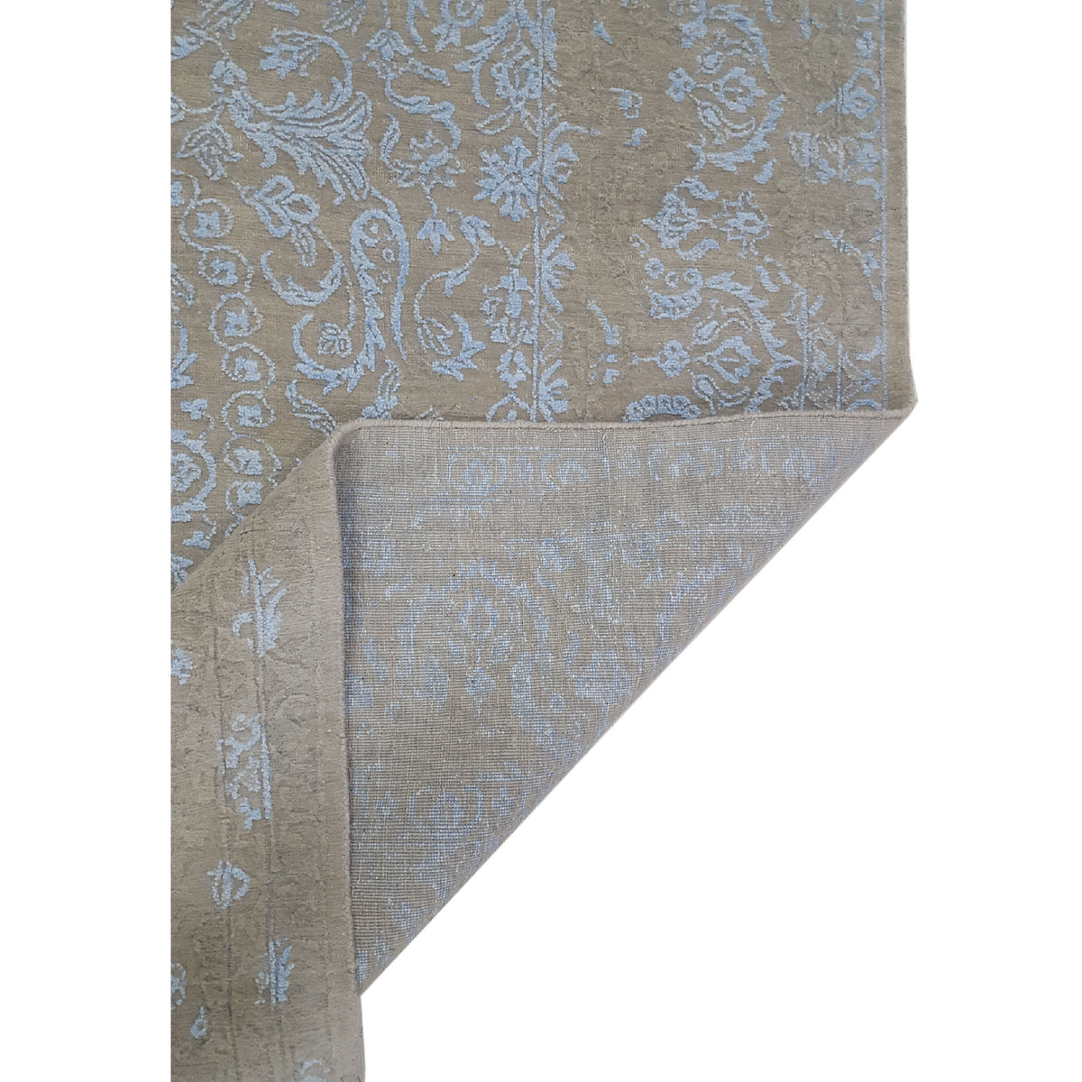 Pacific Erase 40282 Grey Sky Modern Hand Knotted Rug