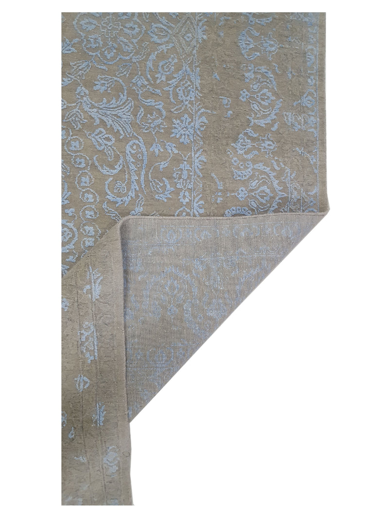 Pacific Erase 40282 Grey Sky Modern Hand Knotted Rug