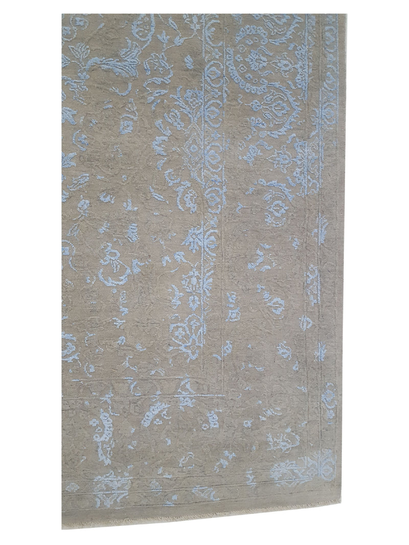 Pacific Erase 40282 Grey Sky Modern Hand Knotted Rug
