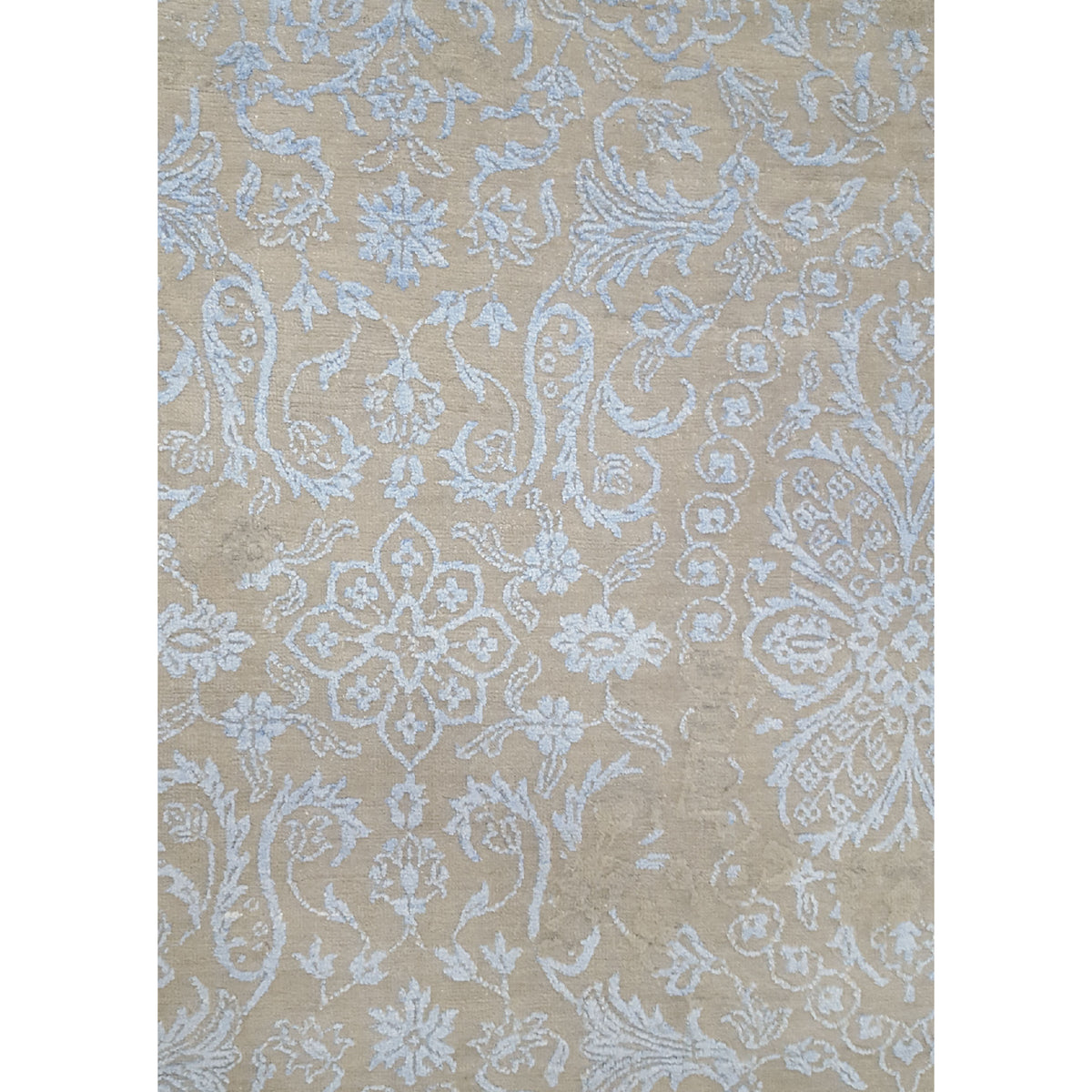 Pacific Erase 40282 Grey Sky Modern Hand Knotted Rug