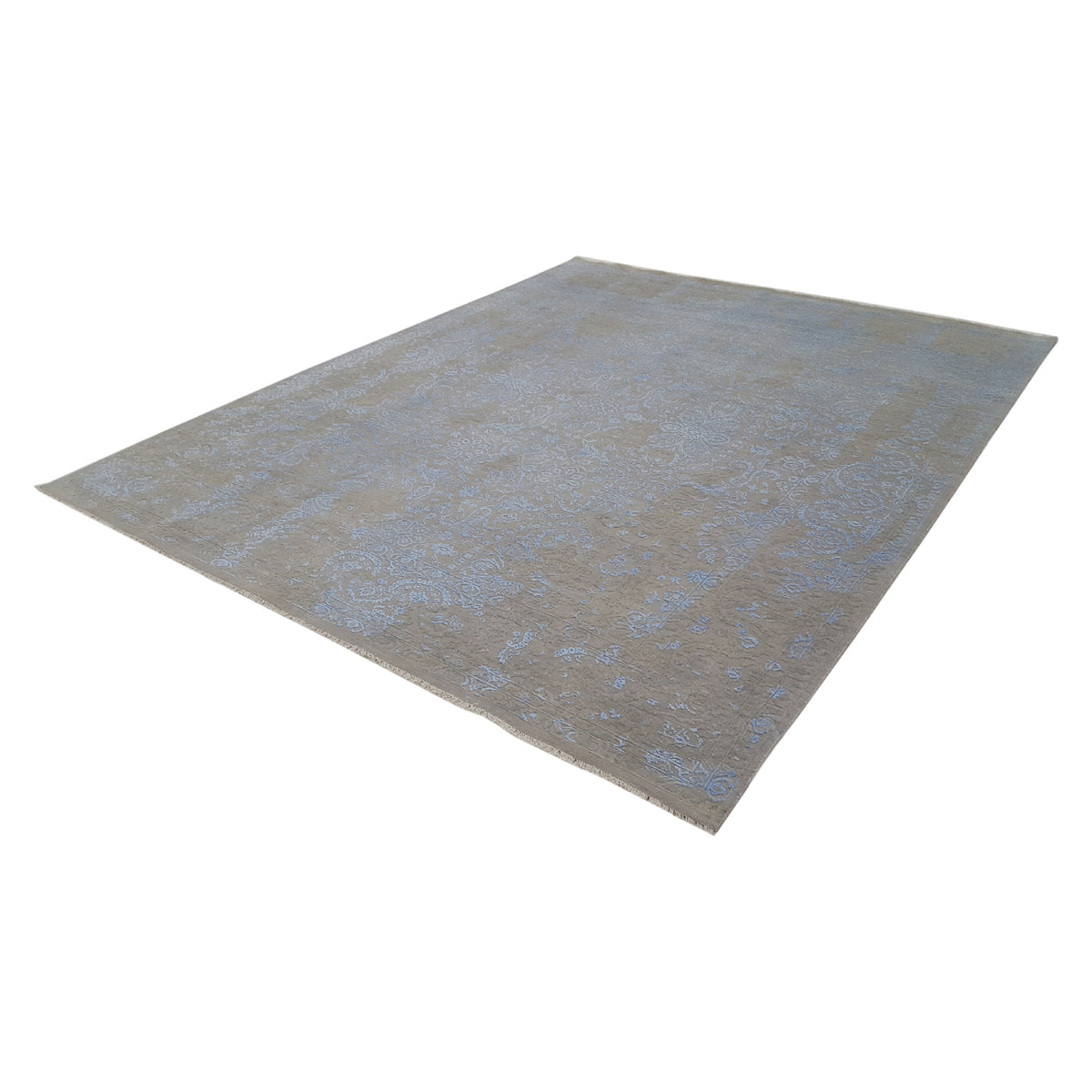 Pacific Erase 40282 Grey Sky Modern Hand Knotted Rug