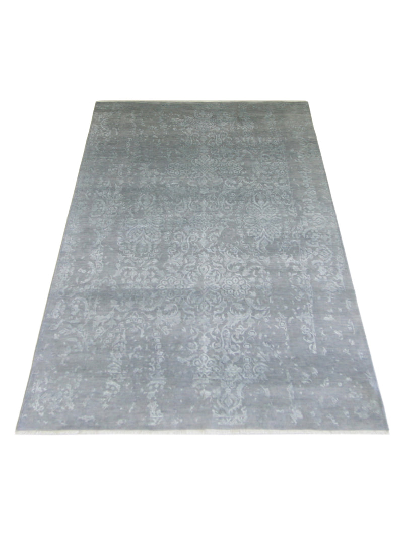 Pacific Erase 40307 Silver Sky Modern Hand Knotted Rug