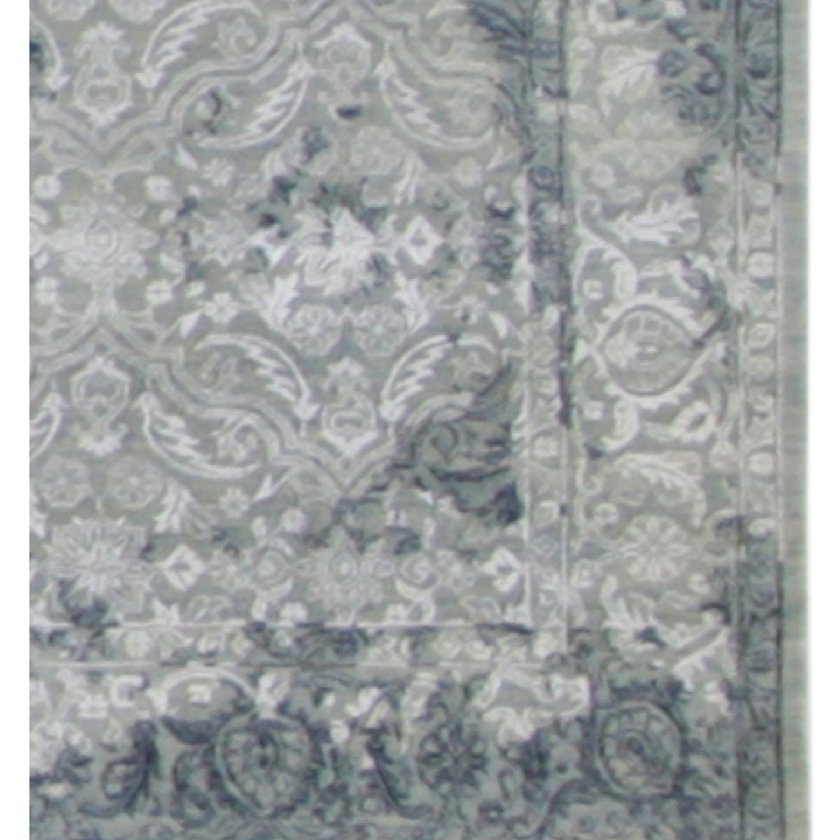 Pacific Erase 40315 Grey Beige Modern Hand Knotted Rug