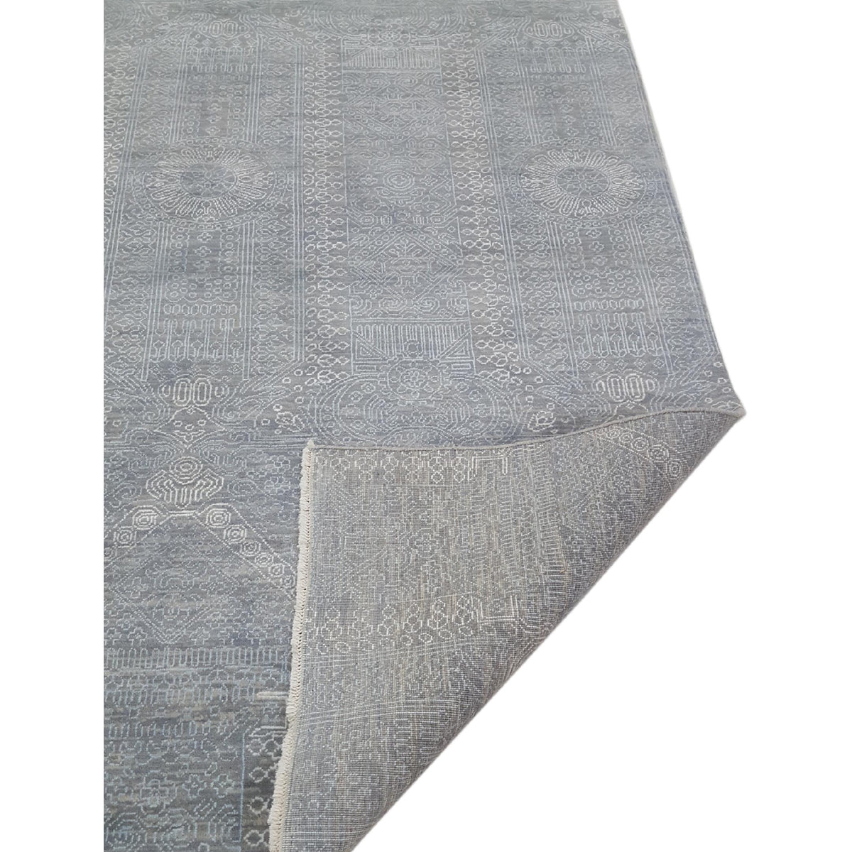 Pacific Jewel 40317 Grey Beige Transitional Hand Knotted Rug