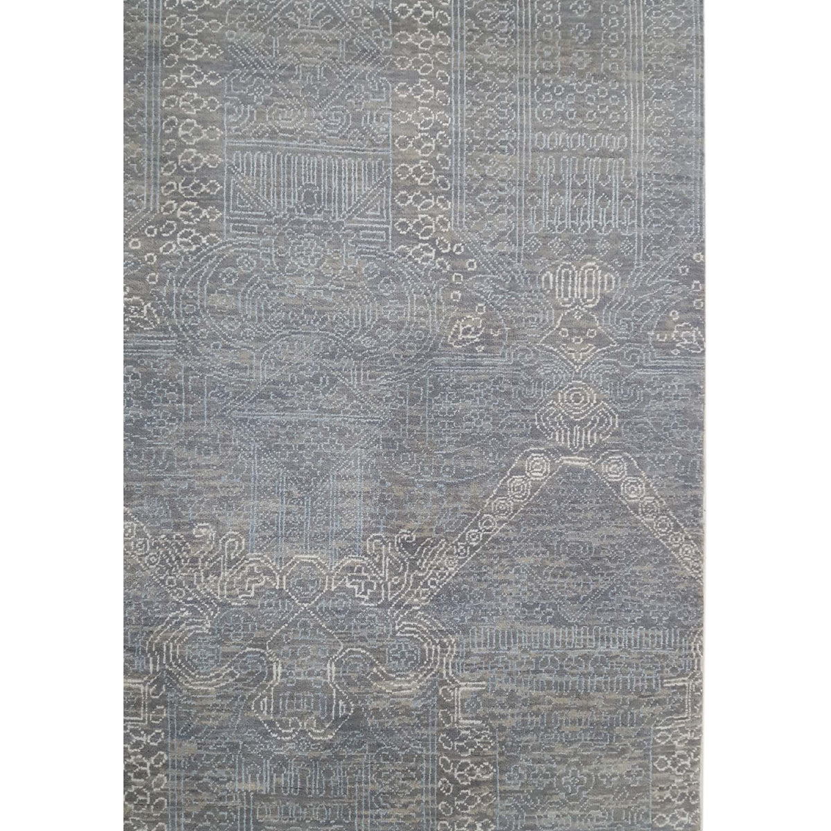 Pacific Jewel 40317 Grey Beige Transitional Hand Knotted Rug
