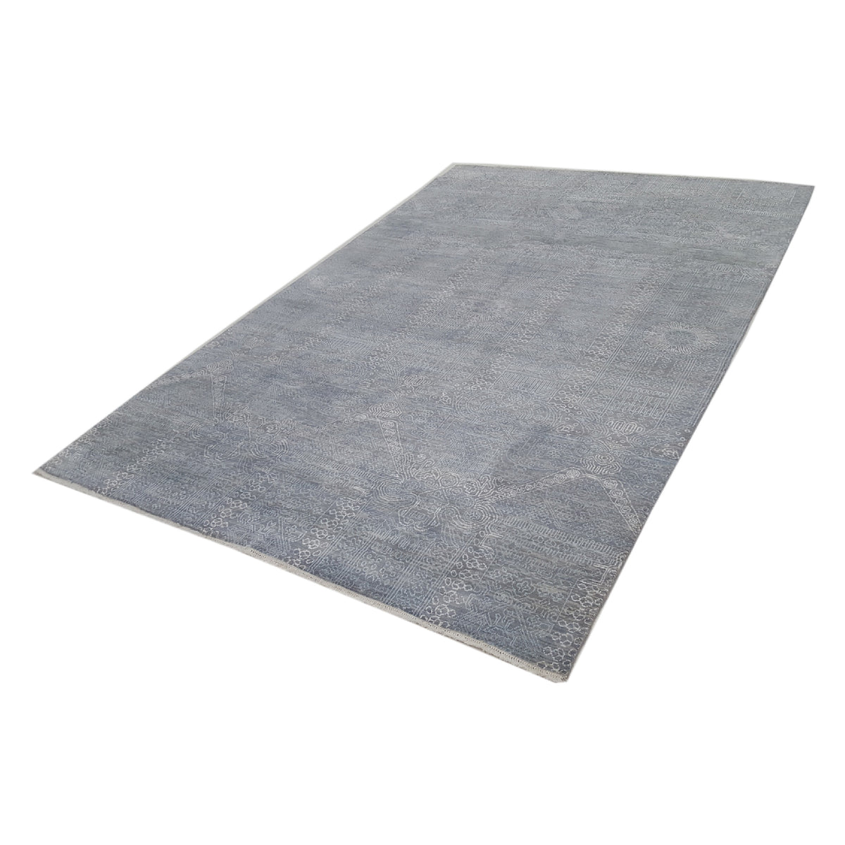 Pacific Jewel 40317 Grey Beige Transitional Hand Knotted Rug