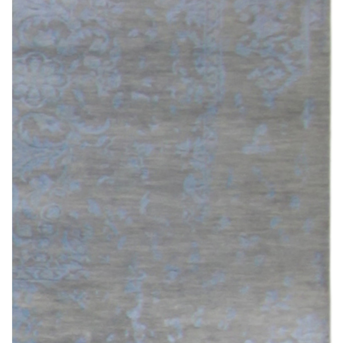 Pacific Erase 40321 Grey Blue Modern Hand Knotted Rug