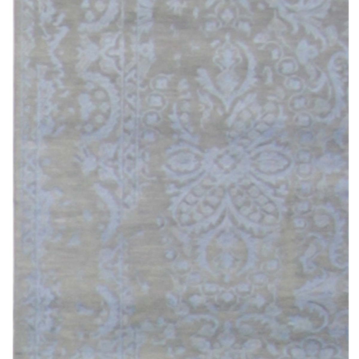 Pacific Erase 40321 Grey Blue Modern Hand Knotted Rug
