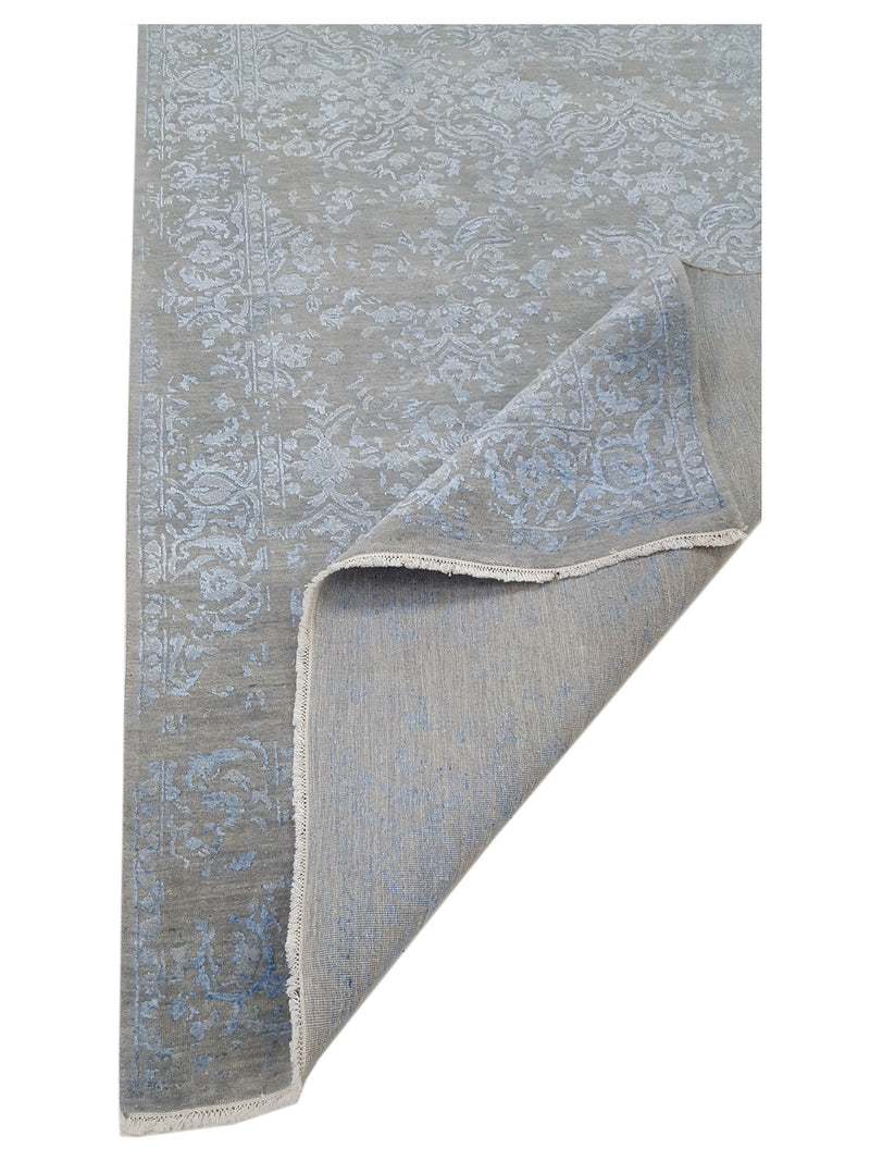 Pacific Erase 40322 Silver Sky Modern Hand Knotted Rug