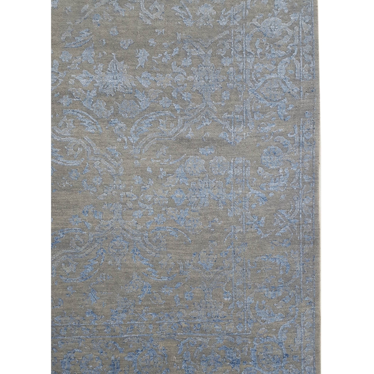 Pacific Erase 40322 Silver Sky Modern Hand Knotted Rug