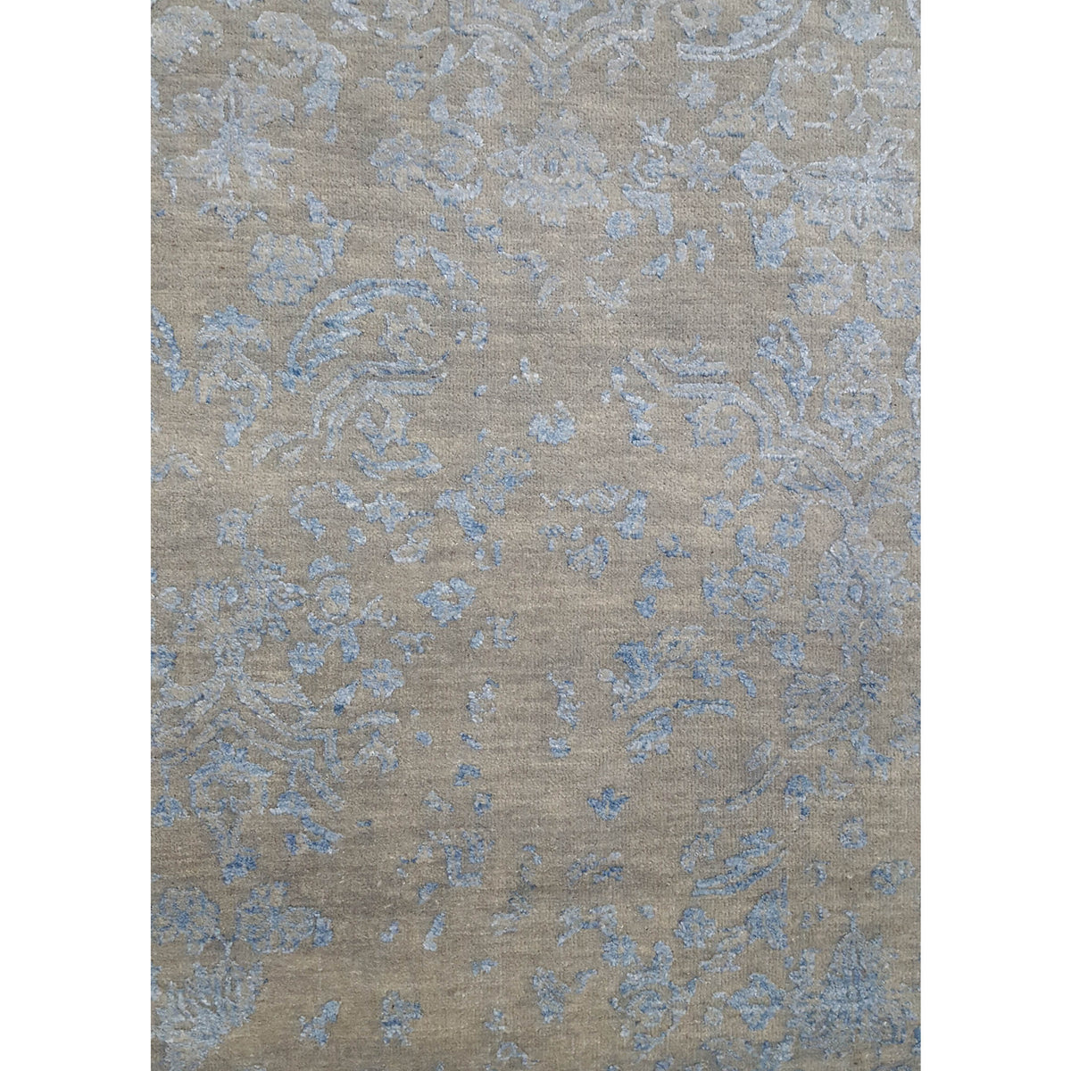Pacific Erase 40322 Silver Sky Modern Hand Knotted Rug