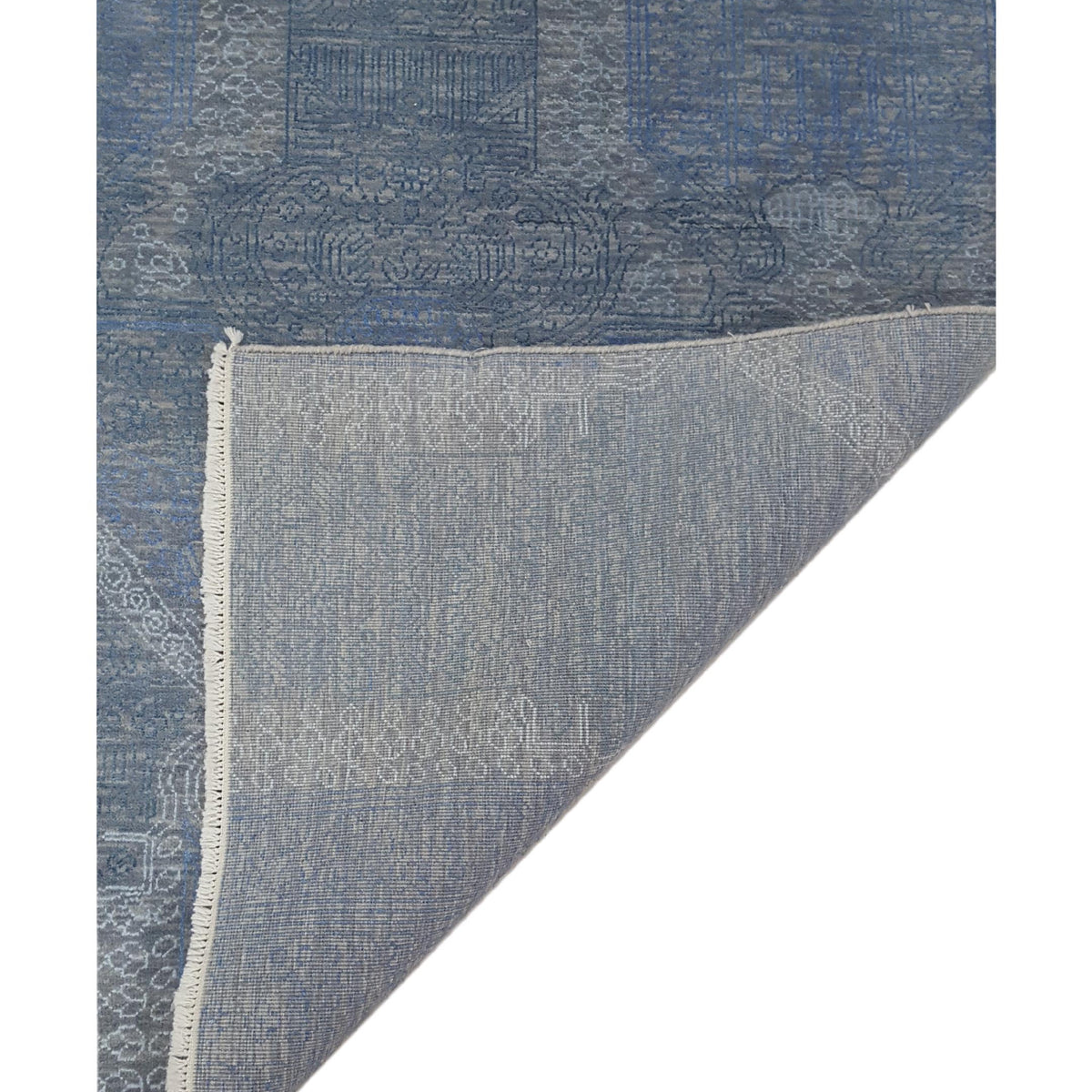 Pacific Jewel 40324 Blue Beige Transitional Hand Knotted Rug