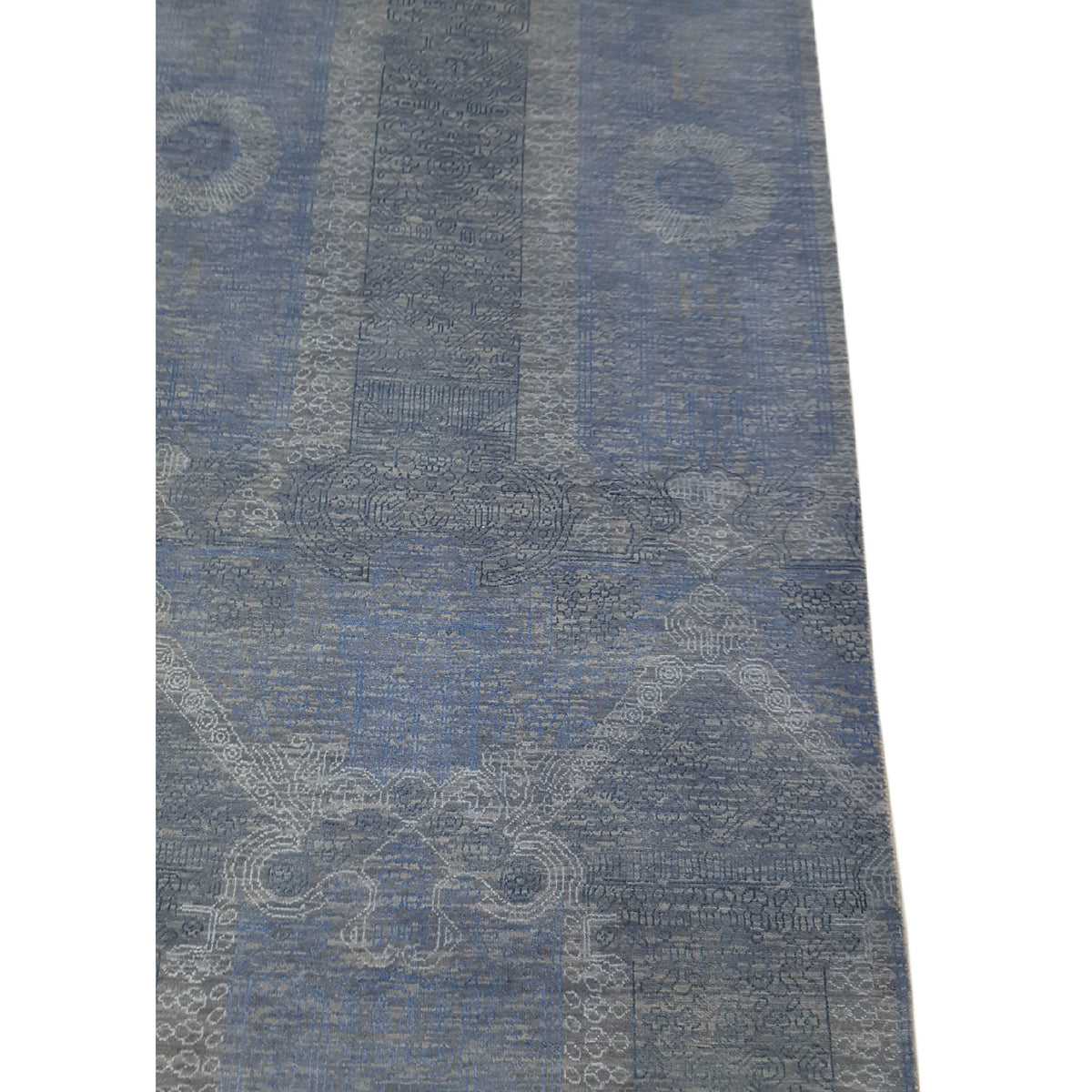Pacific Jewel 40324 Blue Beige Transitional Hand Knotted Rug
