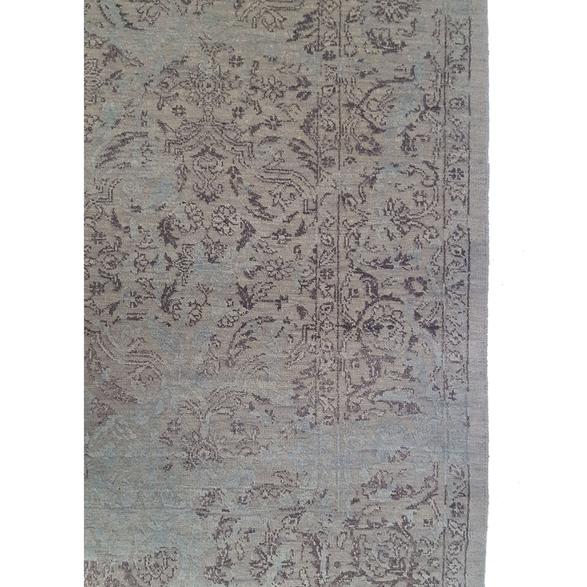 Pacific Erase 40325 Grey Chocolate Modern Hand Knotted Rug