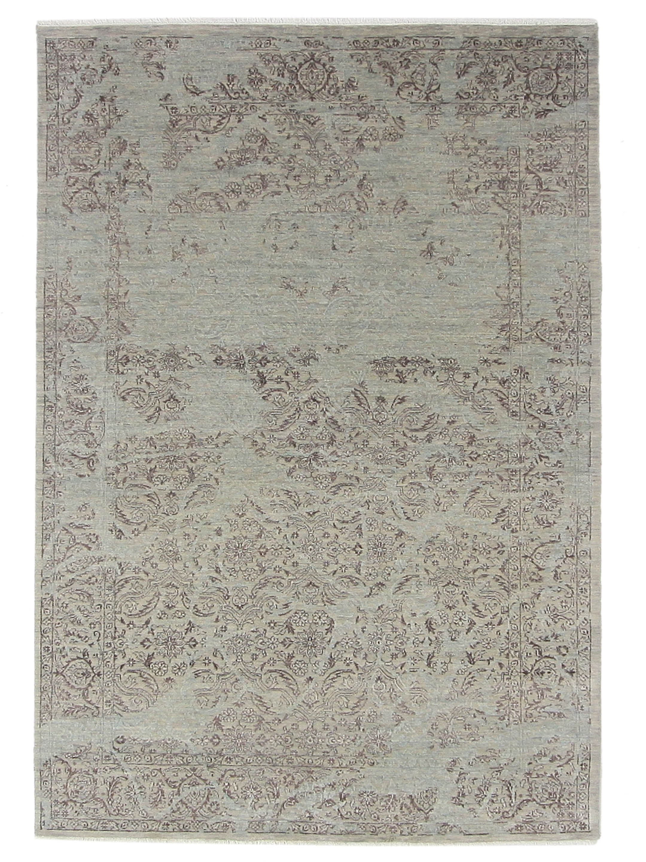 Pacific Erase 40325 Grey Chocolate Modern Hand Knotted Rug – Pacific Rugs