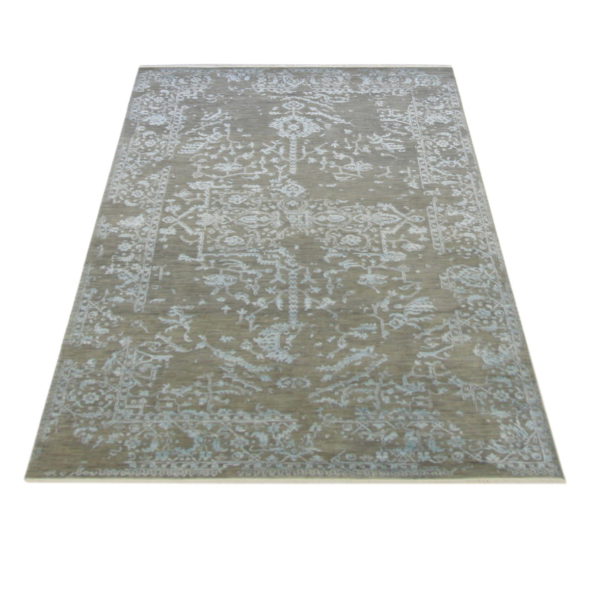 Pacific Erase 40326 Grey Sky Modern Hand Knotted Rug