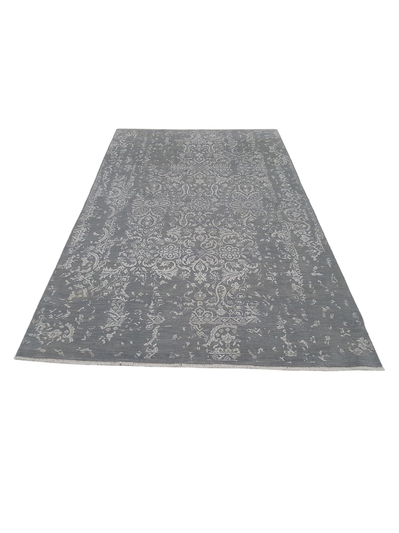 Pacific Erase 40332 Grey Beige Modern Hand Knotted Rug