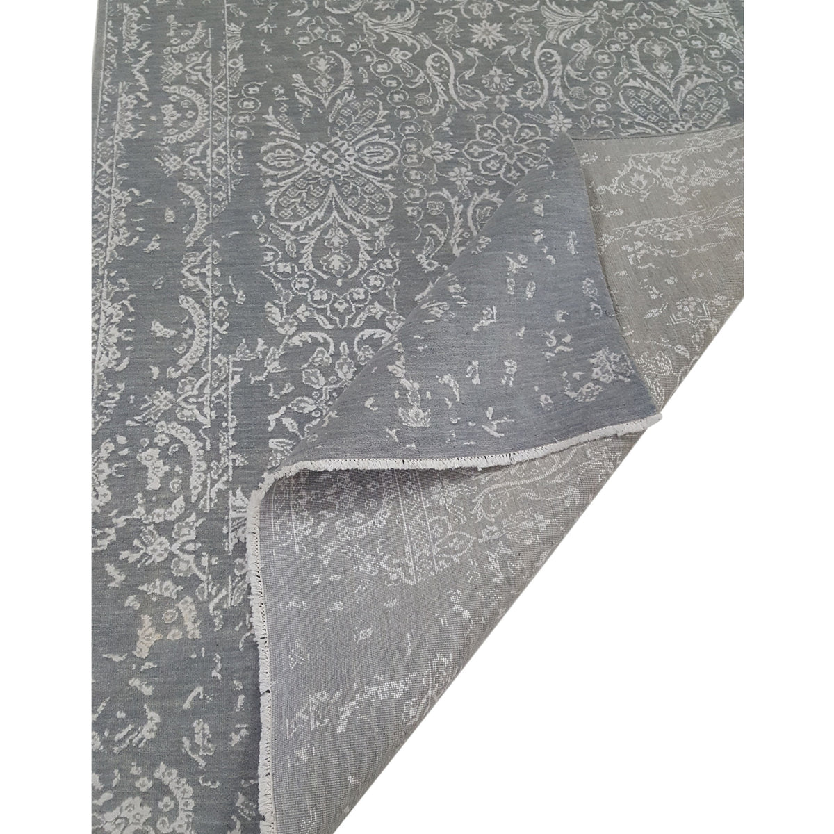 Pacific Erase 40332 Grey Beige Modern Hand Knotted Rug