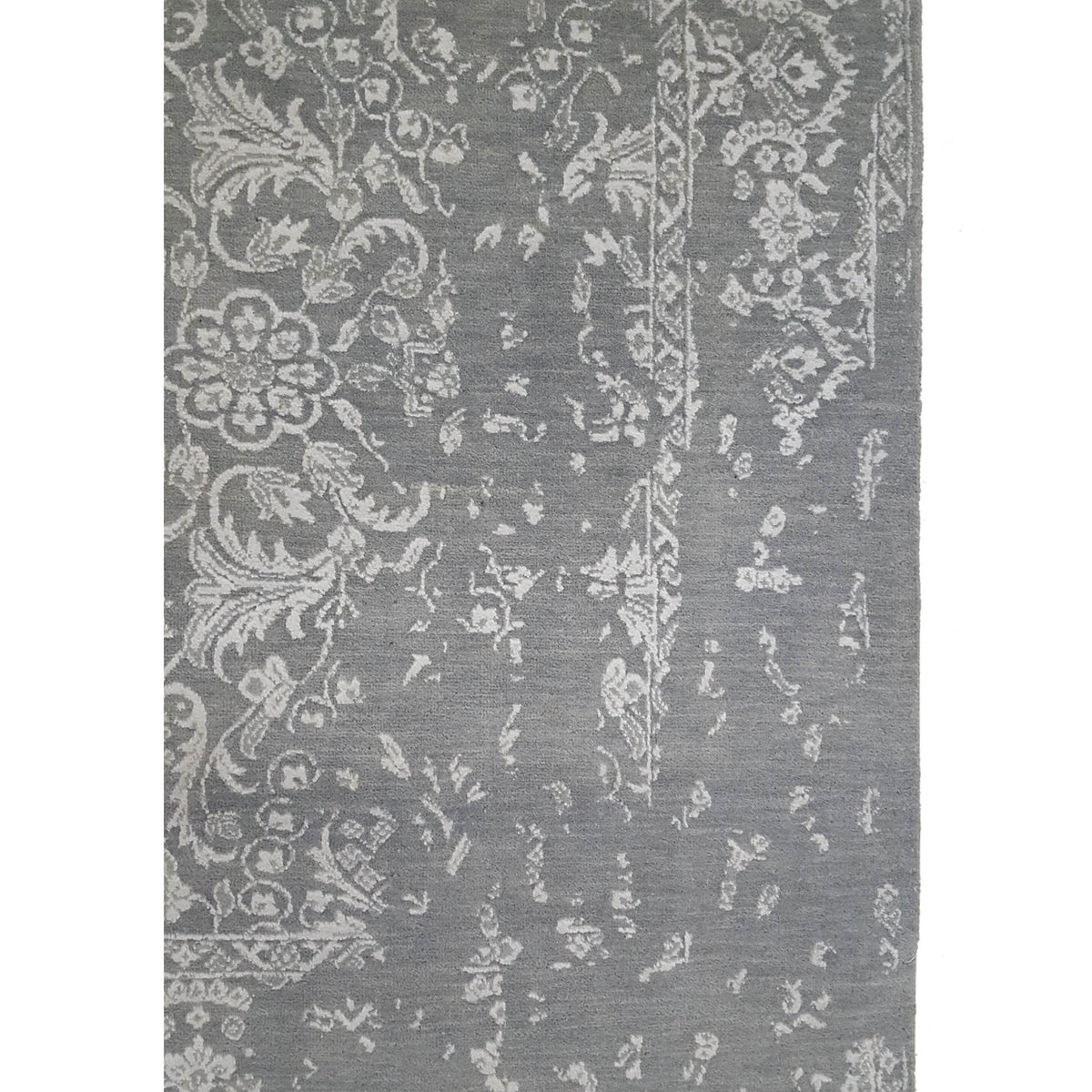 Pacific Erase 40332 Grey Beige Modern Hand Knotted Rug