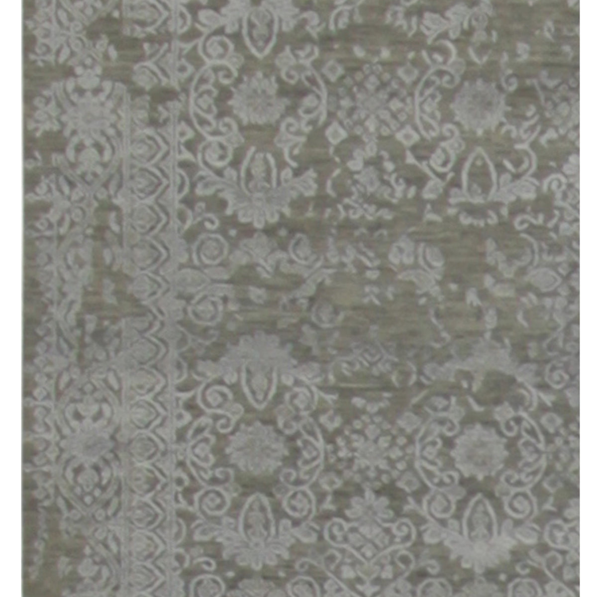 Pacific Erase 40333 Grey Silver Modern Hand Knotted Rug