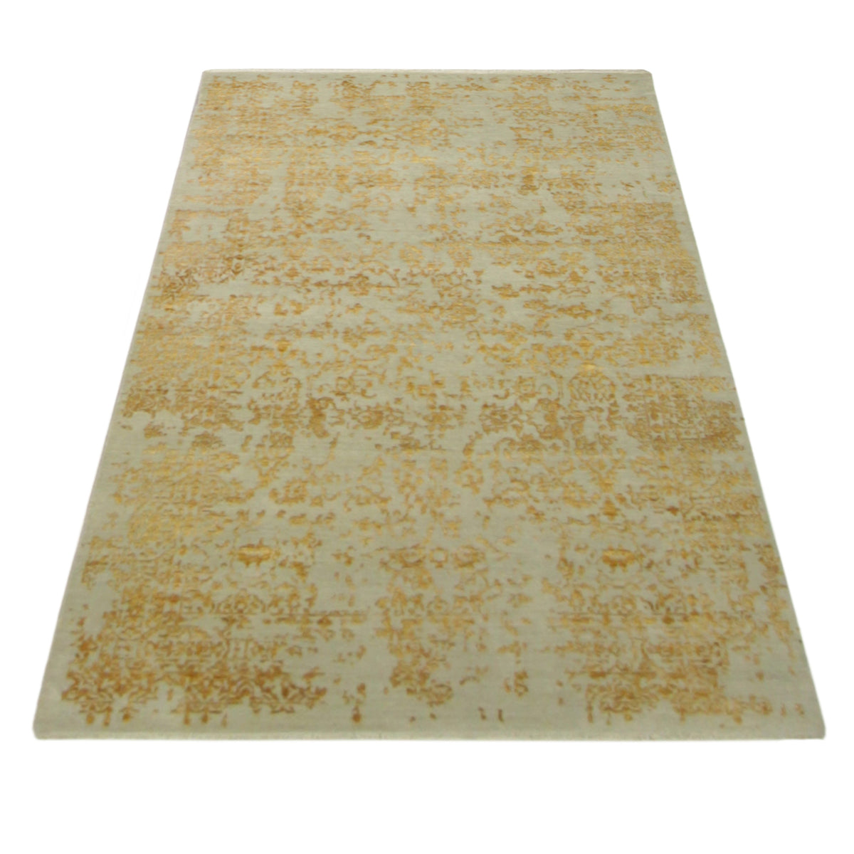 Pacific Erase 40339 Beige Gold Modern Hand Knotted Rug