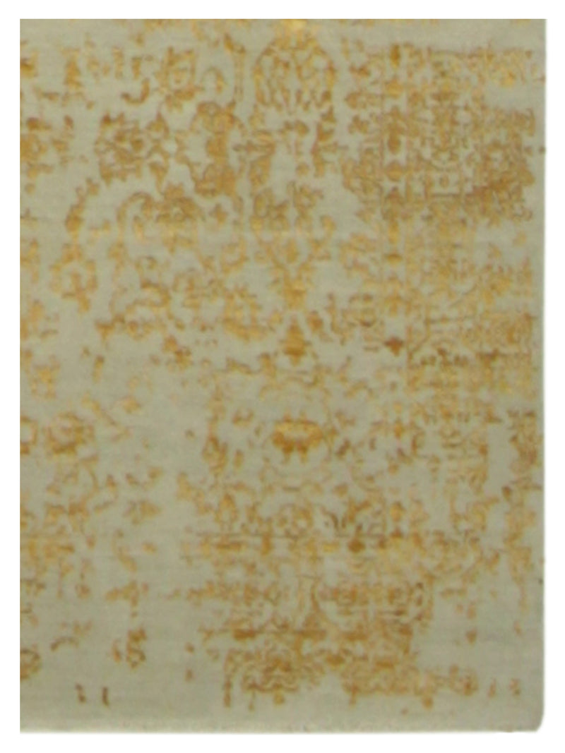 Pacific Erase 40339 Beige Gold Modern Hand Knotted Rug