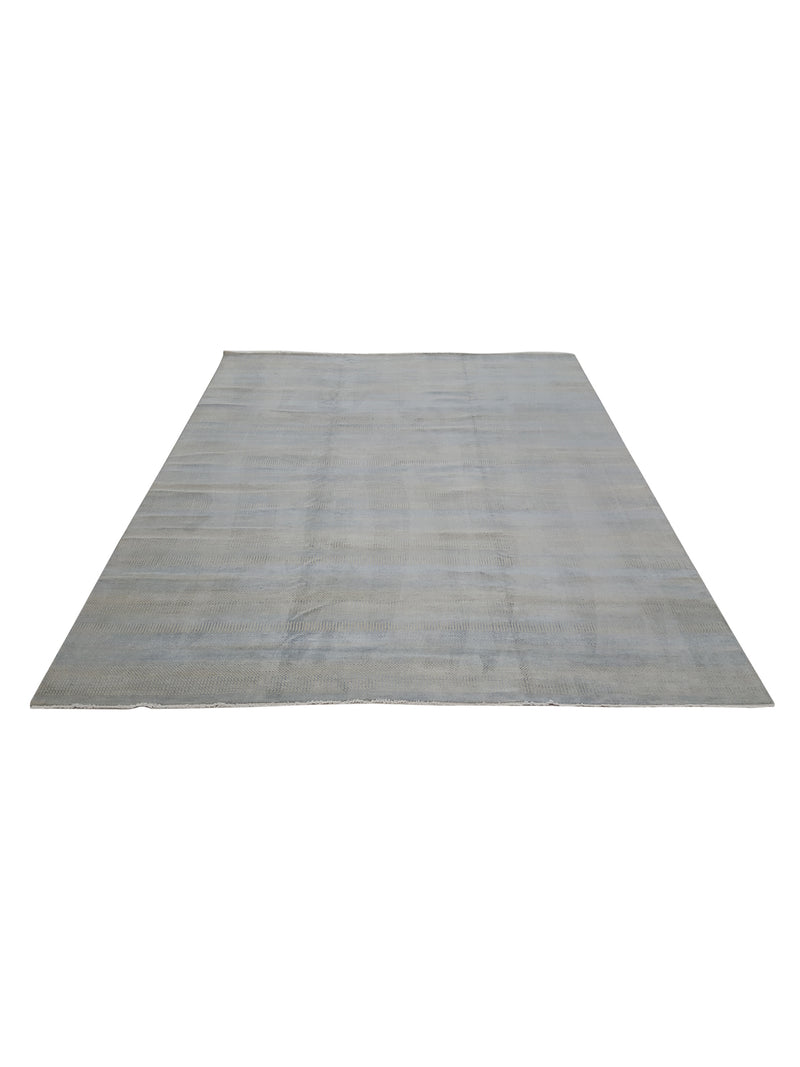 Pacific Touch 40370 Beige Blue Modern Hand Knotted Rug