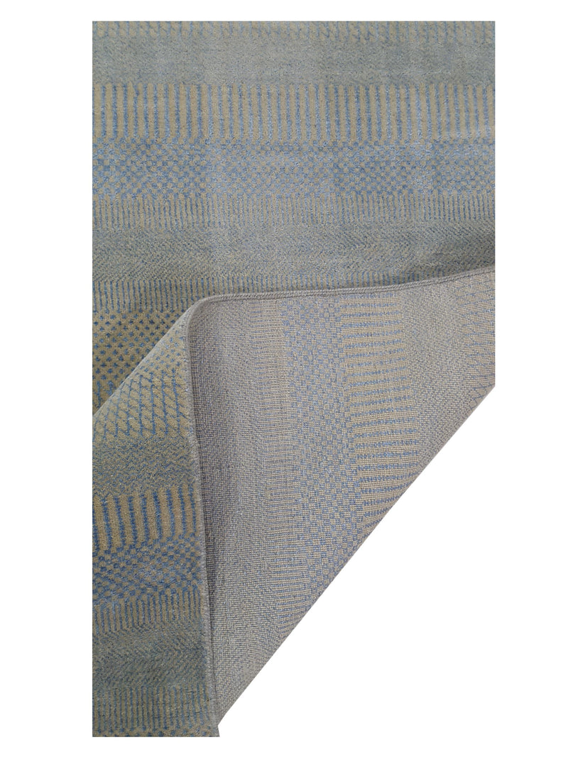 Pacific Touch 40370 Beige Blue Modern Hand Knotted Rug