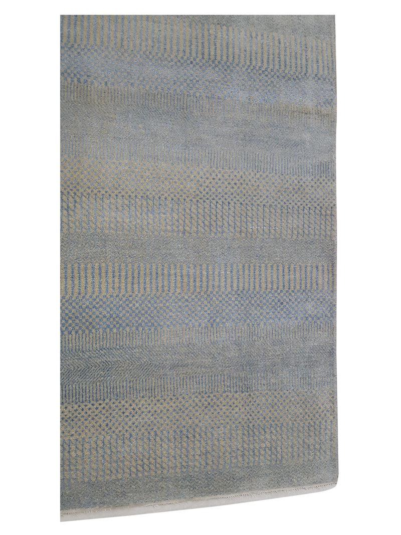 Pacific Touch 40370 Beige Blue Modern Hand Knotted Rug