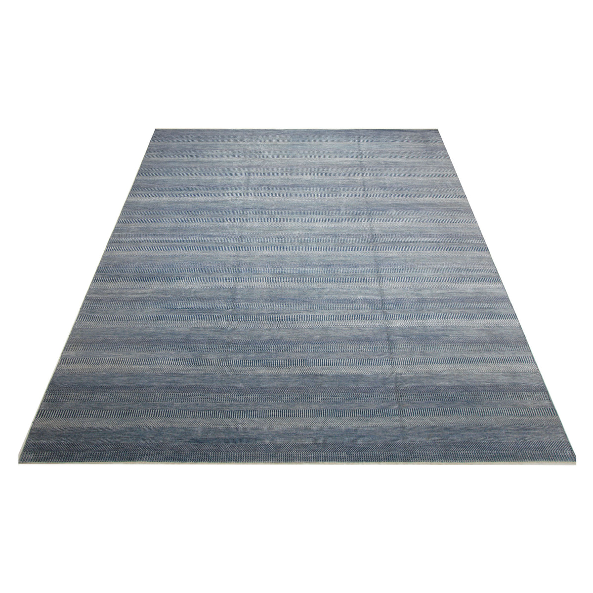 Pacific Touch 40371 Jade Blue Beige Modern Hand Knotted Rug