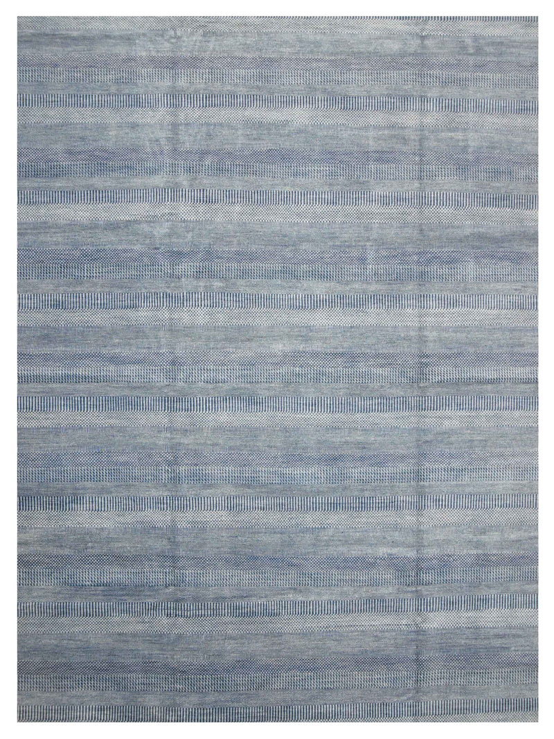 Pacific Touch 40371 Jade Blue Beige Modern Hand Knotted Rug