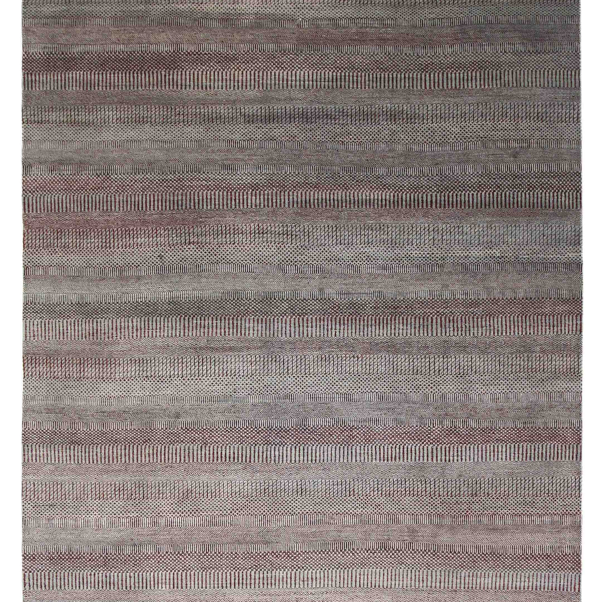 Pacific Sari Silk  Grey Burgundy Transitional