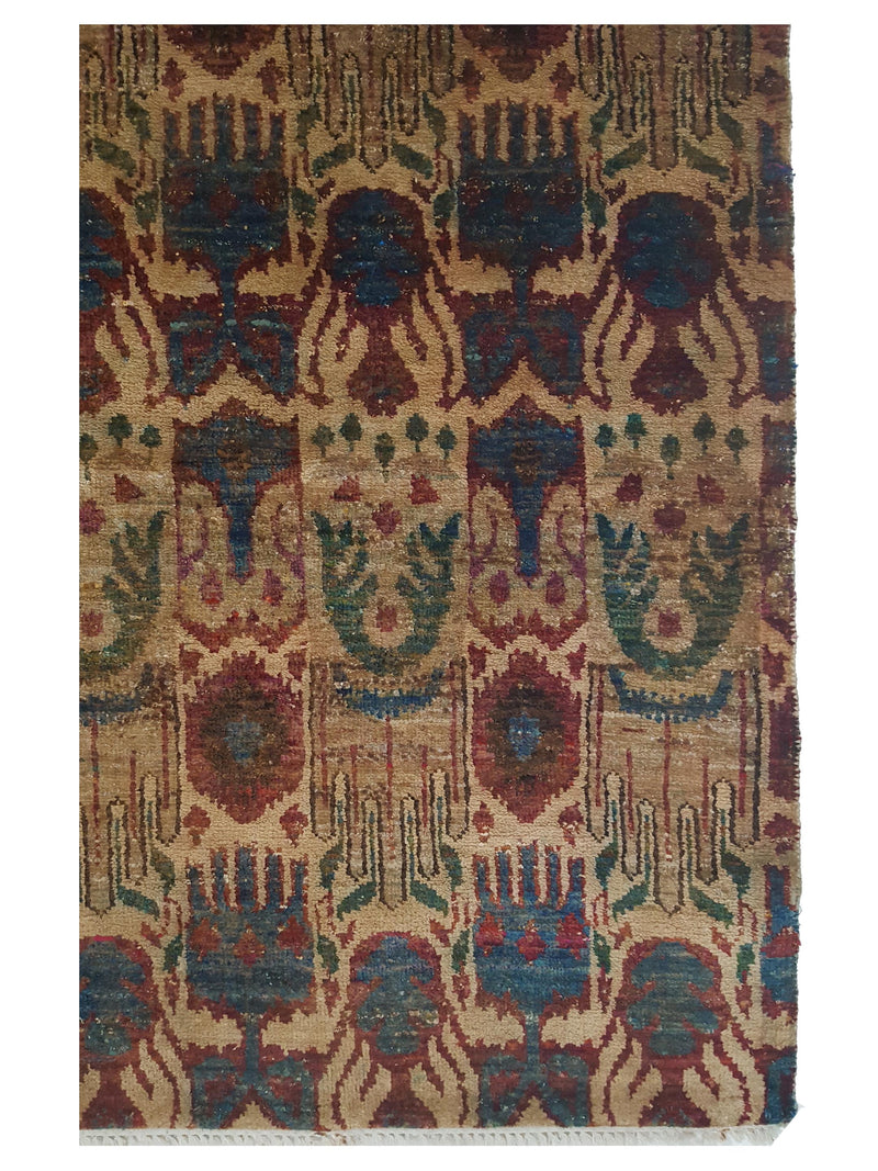 Pacific Sari Silk 40380 Multi Multi Transitional Hand Knotted Rug