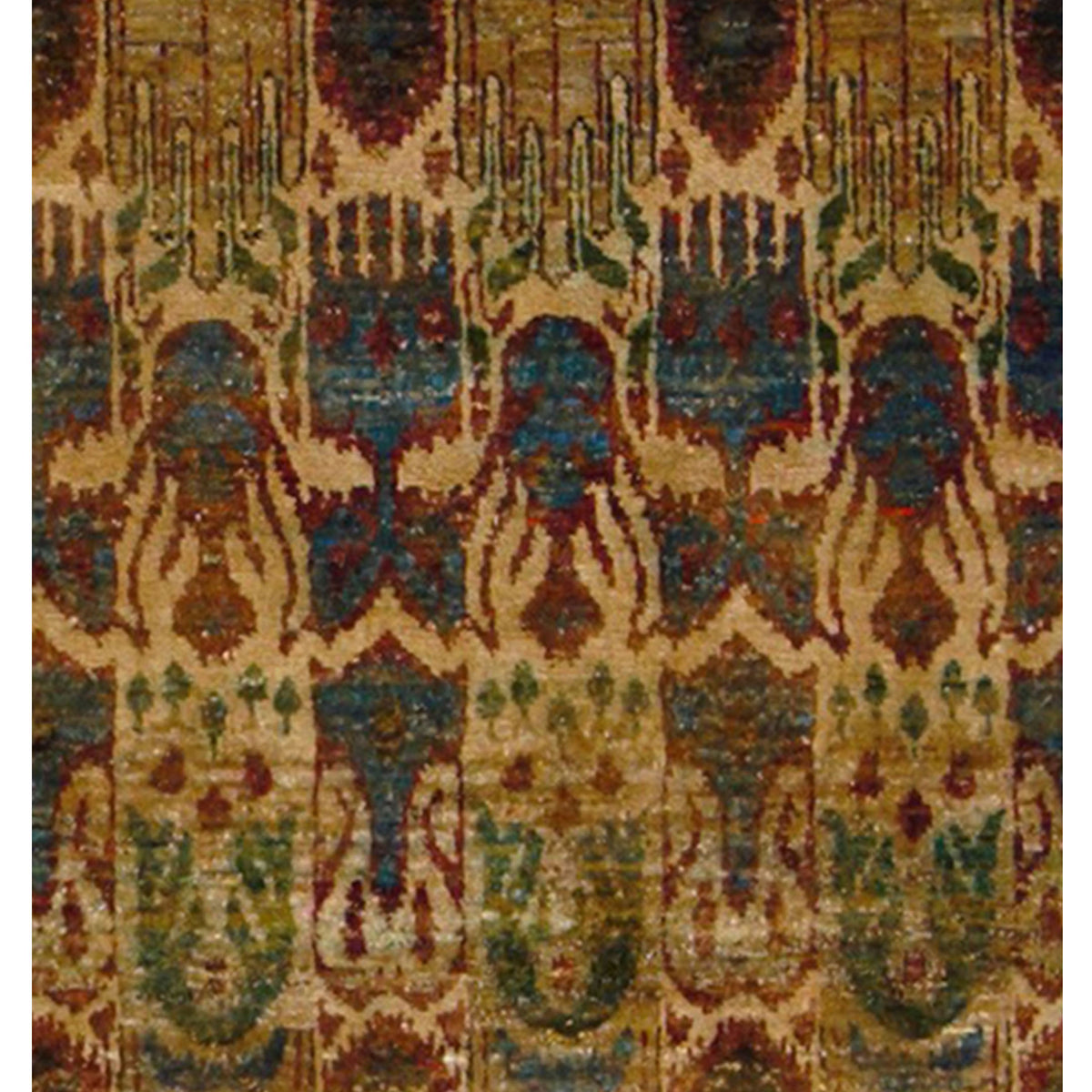 Pacific Sari Silk 40380 Multi Multi Transitional Hand Knotted Rug