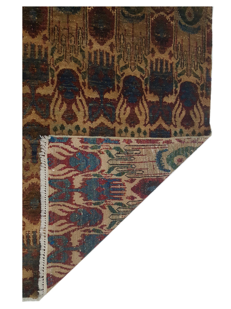 Pacific Sari Silk 40380 Multi Multi Transitional Hand Knotted Rug