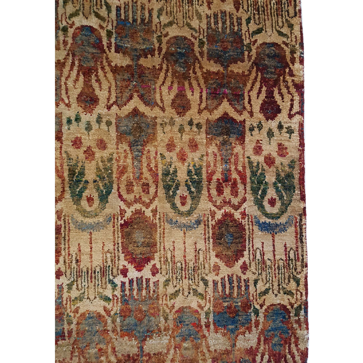 Pacific Sari Silk 40381 Multi Multi Transitional Hand Knotted Rug